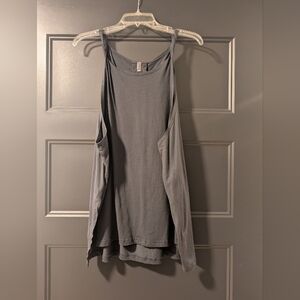 Dark Gray Womens Free People Movement Tank Top